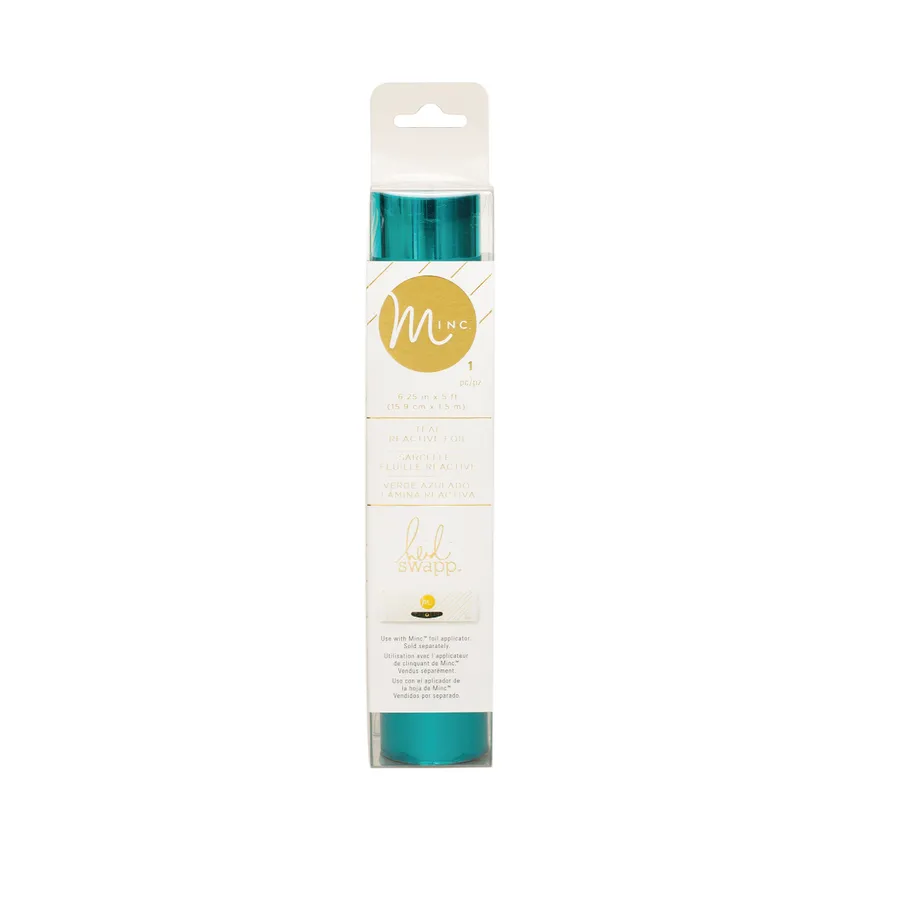 Wr – Minc – Reactive Foil – 6 Inch – Teal – 5 Feet