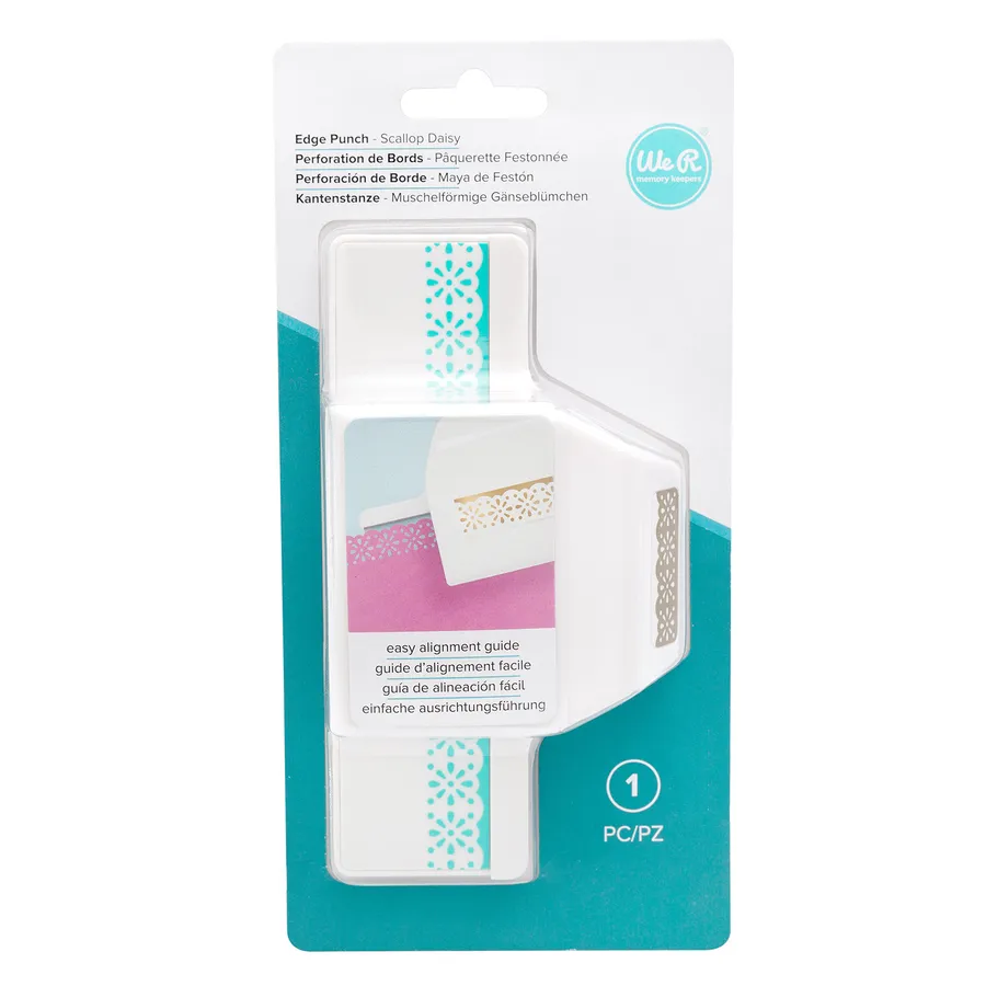 Wr – Scallop Daisy – Punch Boards – Perforadora de Bordes