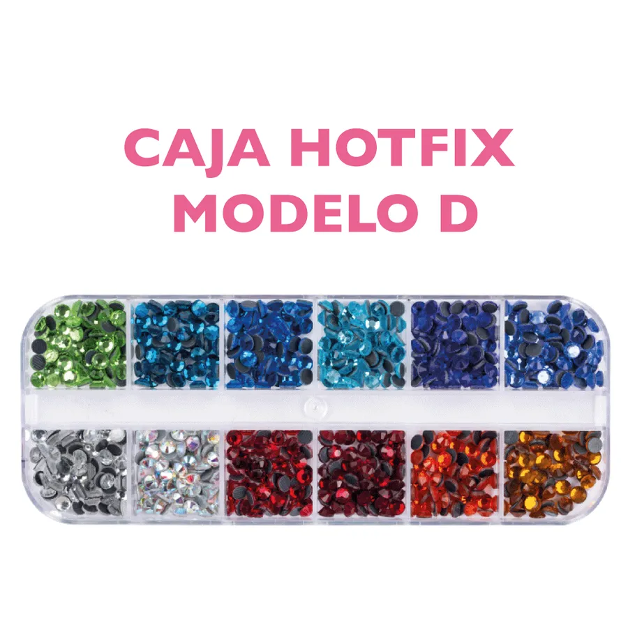 Caja Cristales Hotfix – Mix Colores SS16 – Modelo D
